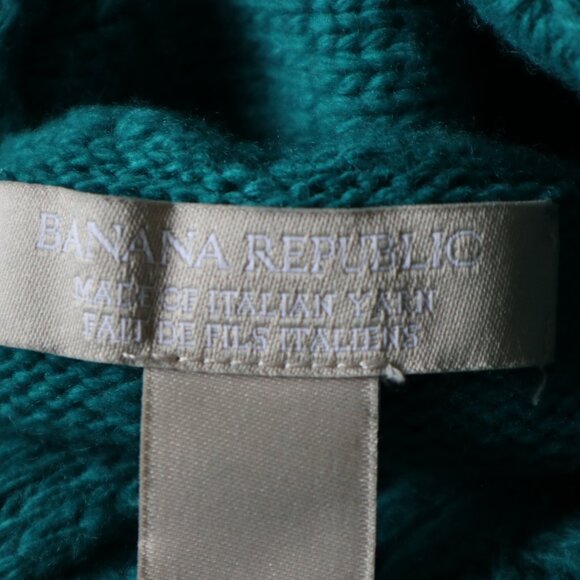 Teal Banana Republic Cowl Neck Knit Sweater - Picture 8 of 10